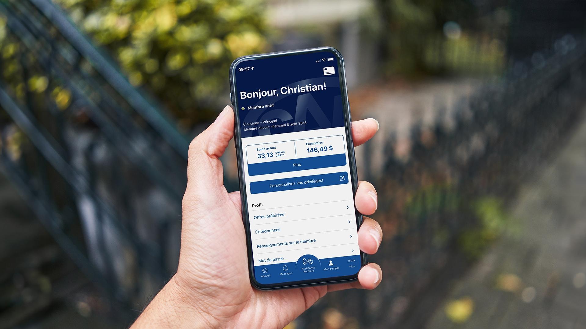 Download the CAA Mobile app